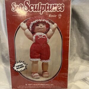 Vintage Soft Sculptures Rosie 18-Inch Doll Craft Kit - By Top Drawer -‎ NEW NOS